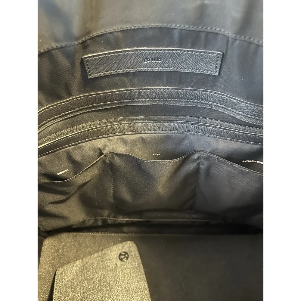 Lululemon All Day Lg Tote Go Wild Purse Gray/black 6pckt Boat Baby Gym Vacay